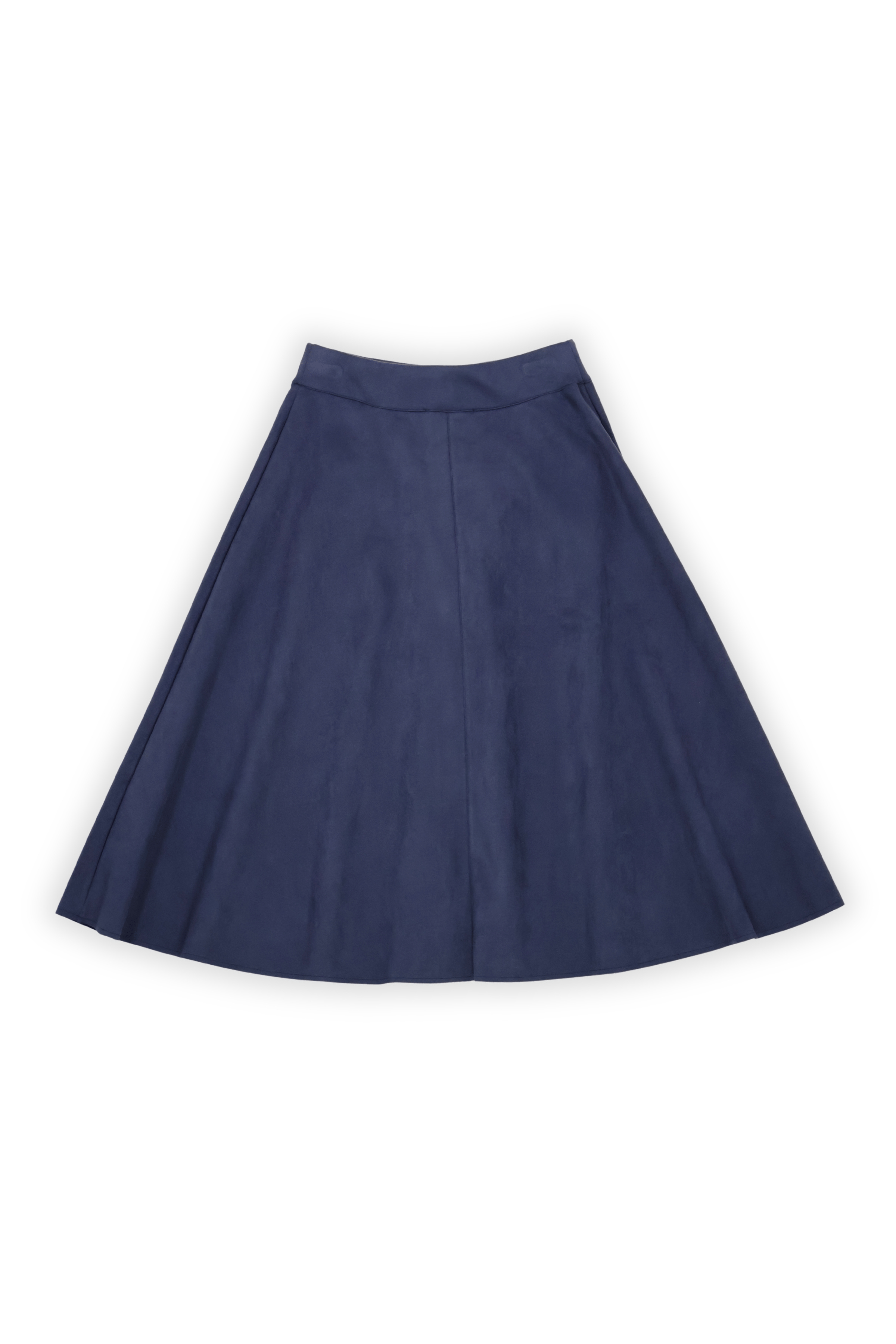 Falda azul oscuro antelina con automaticos Lolitas&L - lolitasyl.com