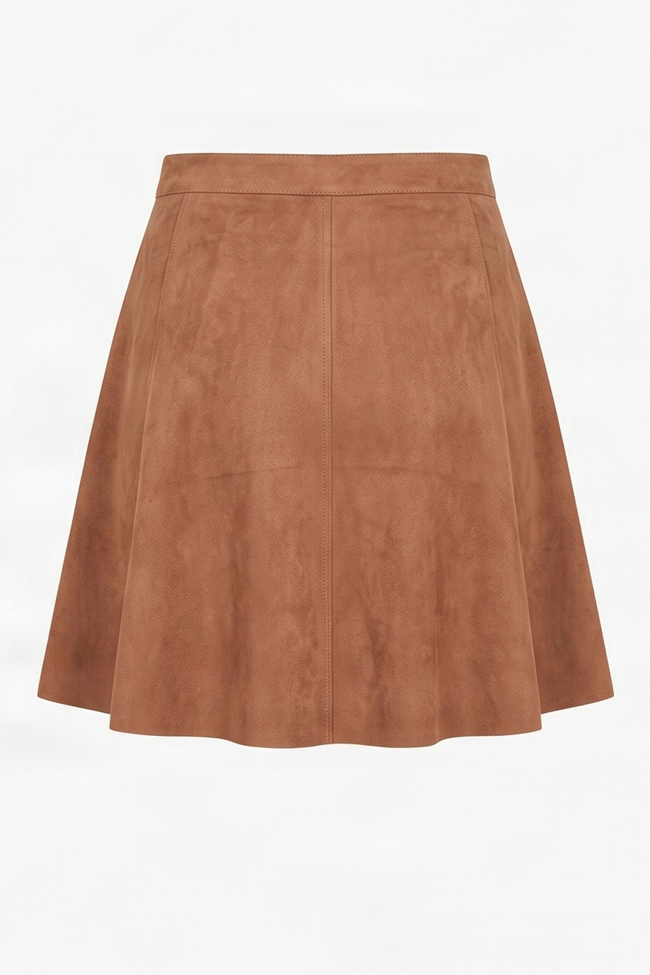 Falda camel antelina con automaticos Lolitas&L