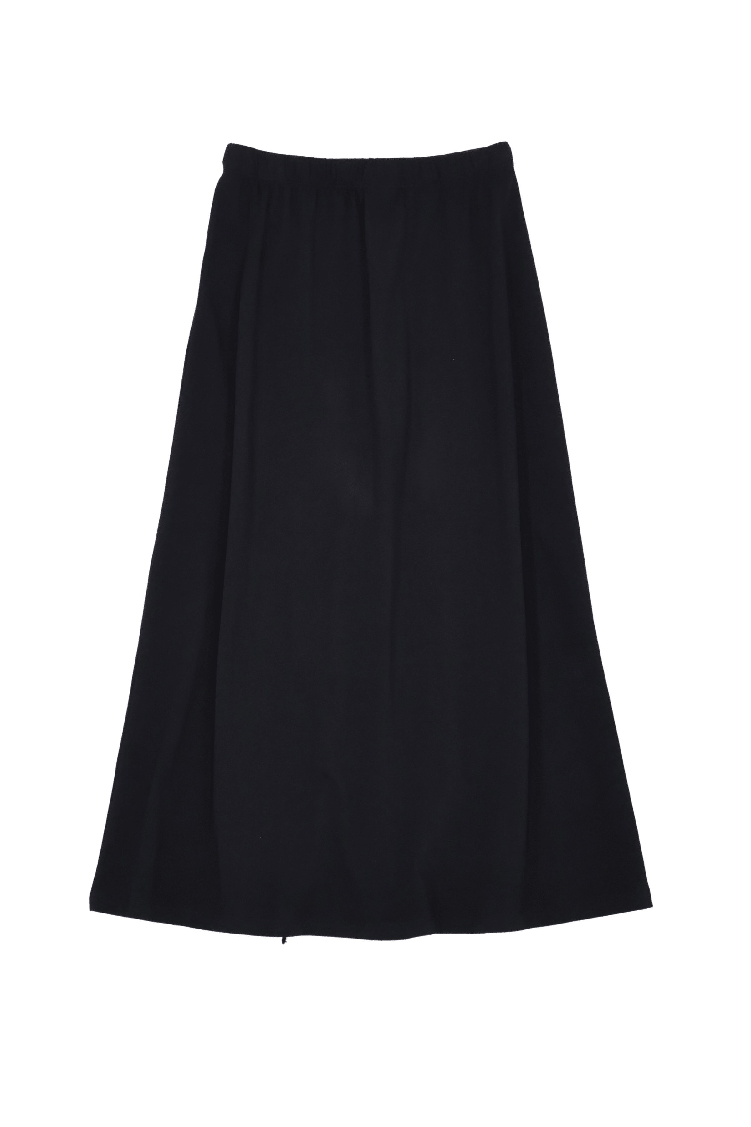 Falda negra larga con goma y flor bordada Lolitas&L - lolitasyl.com