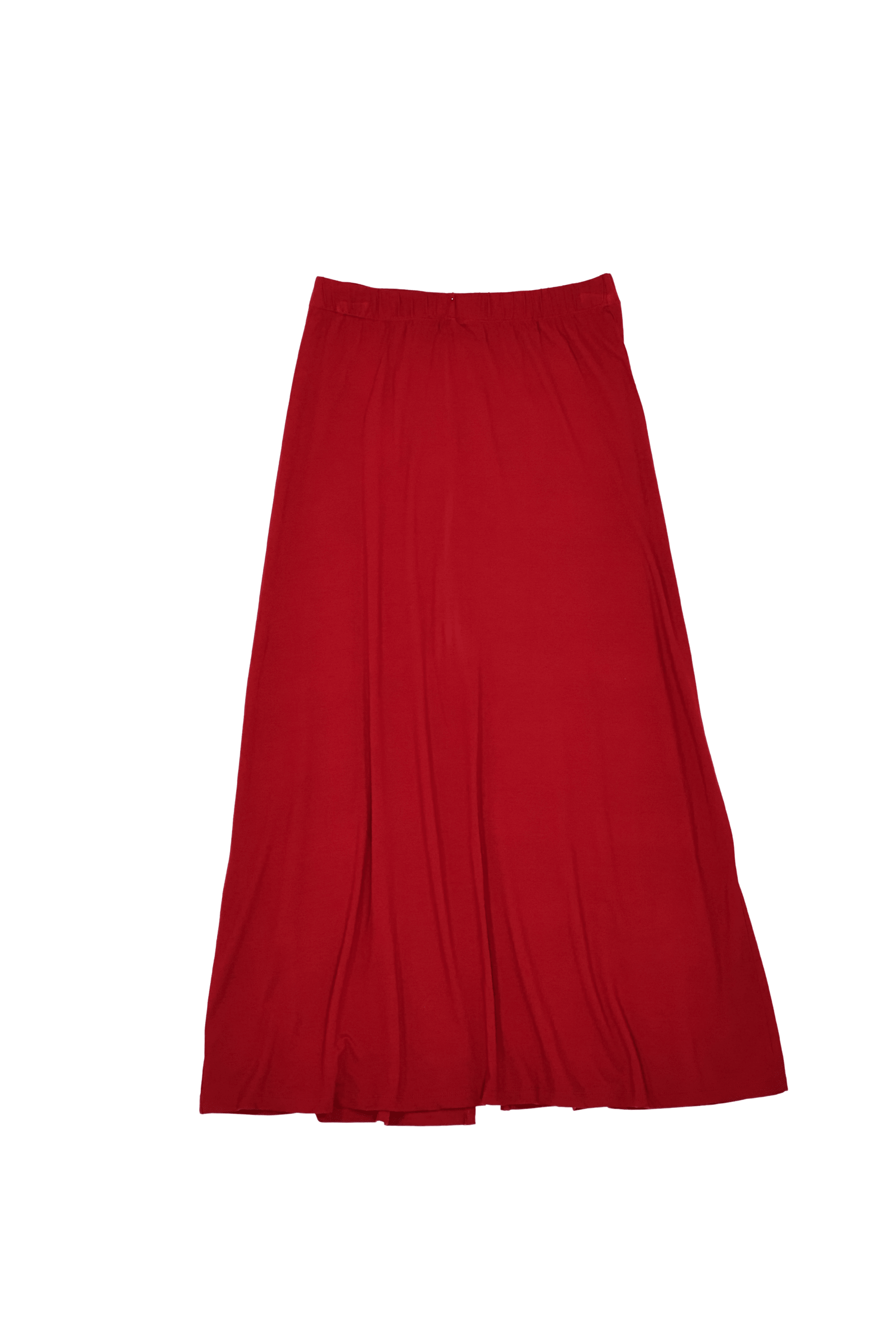 Falfa larga roja con abertura y strass en el delantero Lolitas&L - lolitasyl.com