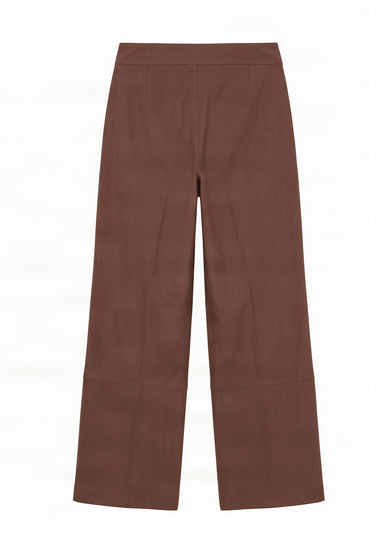 Pantalon antelina marron corte con botones dorados Lolitas&L - lolitasyl.com