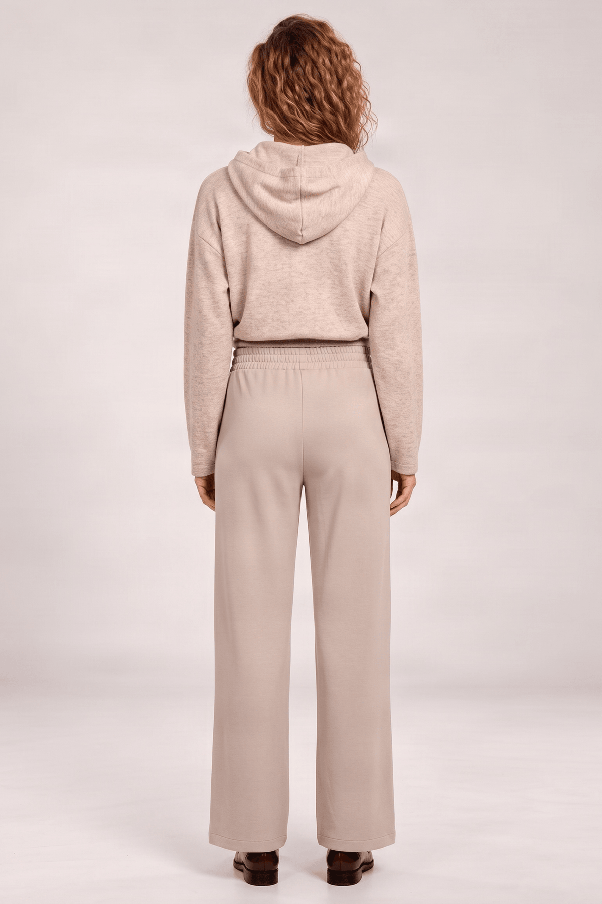 Pantalon beige de punto con goma Lolitas&L - lolitasyl.com