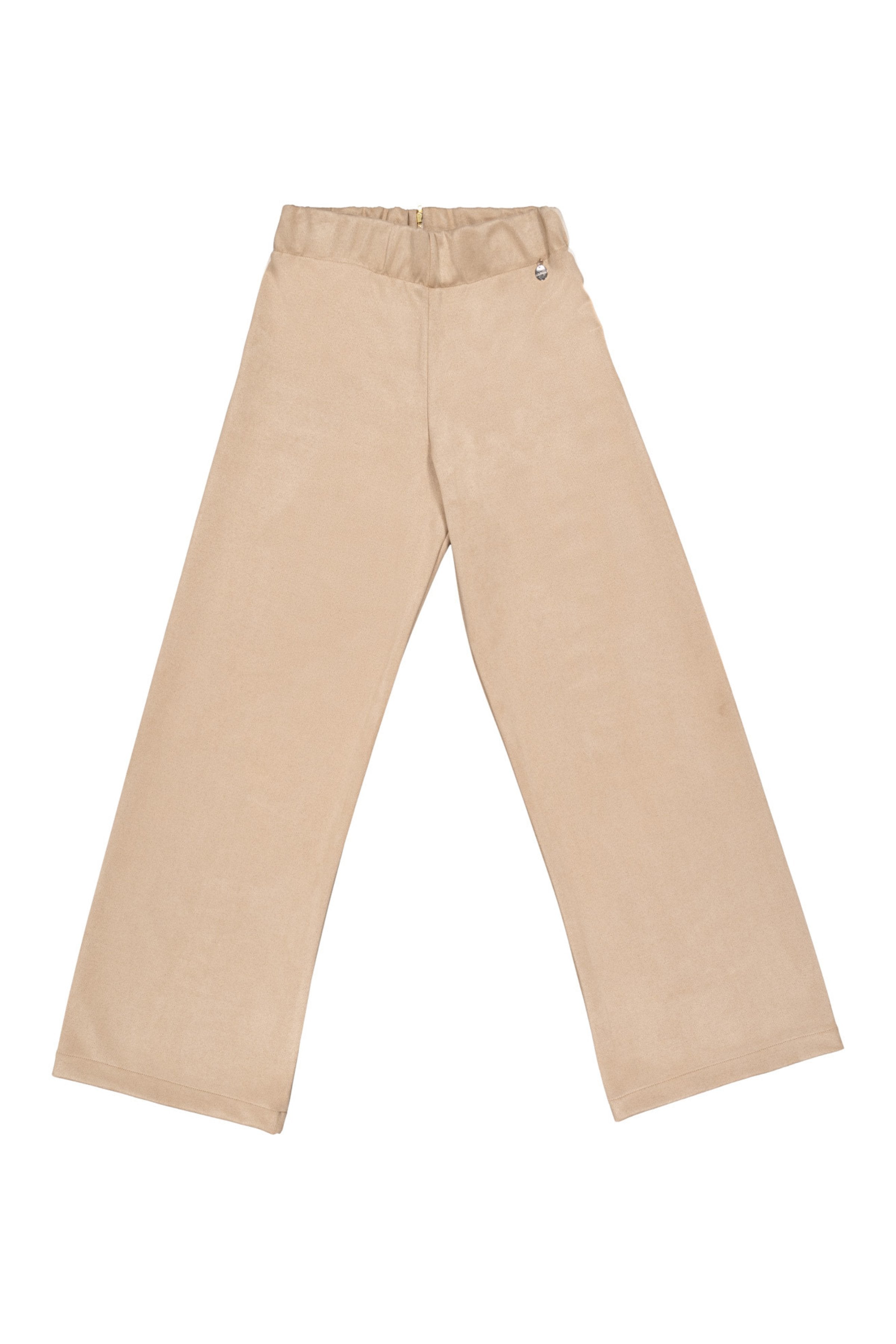 Pantalon beige pelo acampanado Lolitas&L - lolitasyl.com