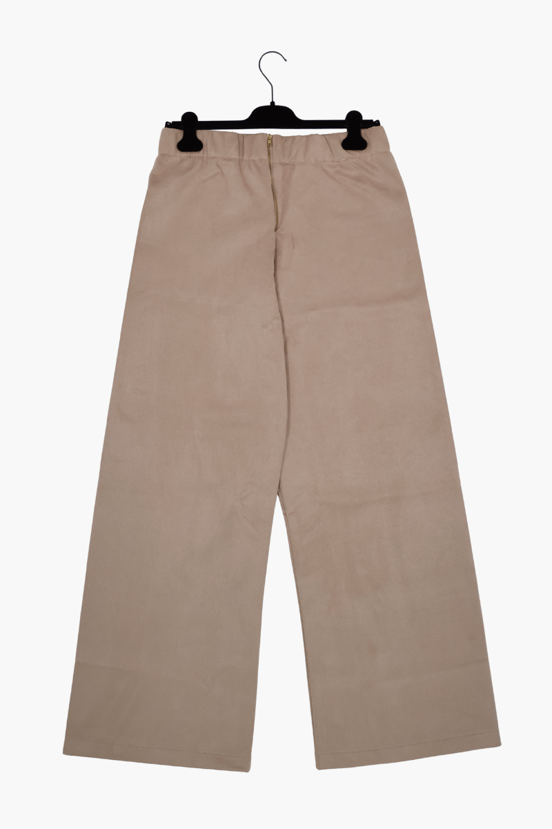 Pantalon beige Preloved pelo acampanado Lolitas&L - lolitasyl.com