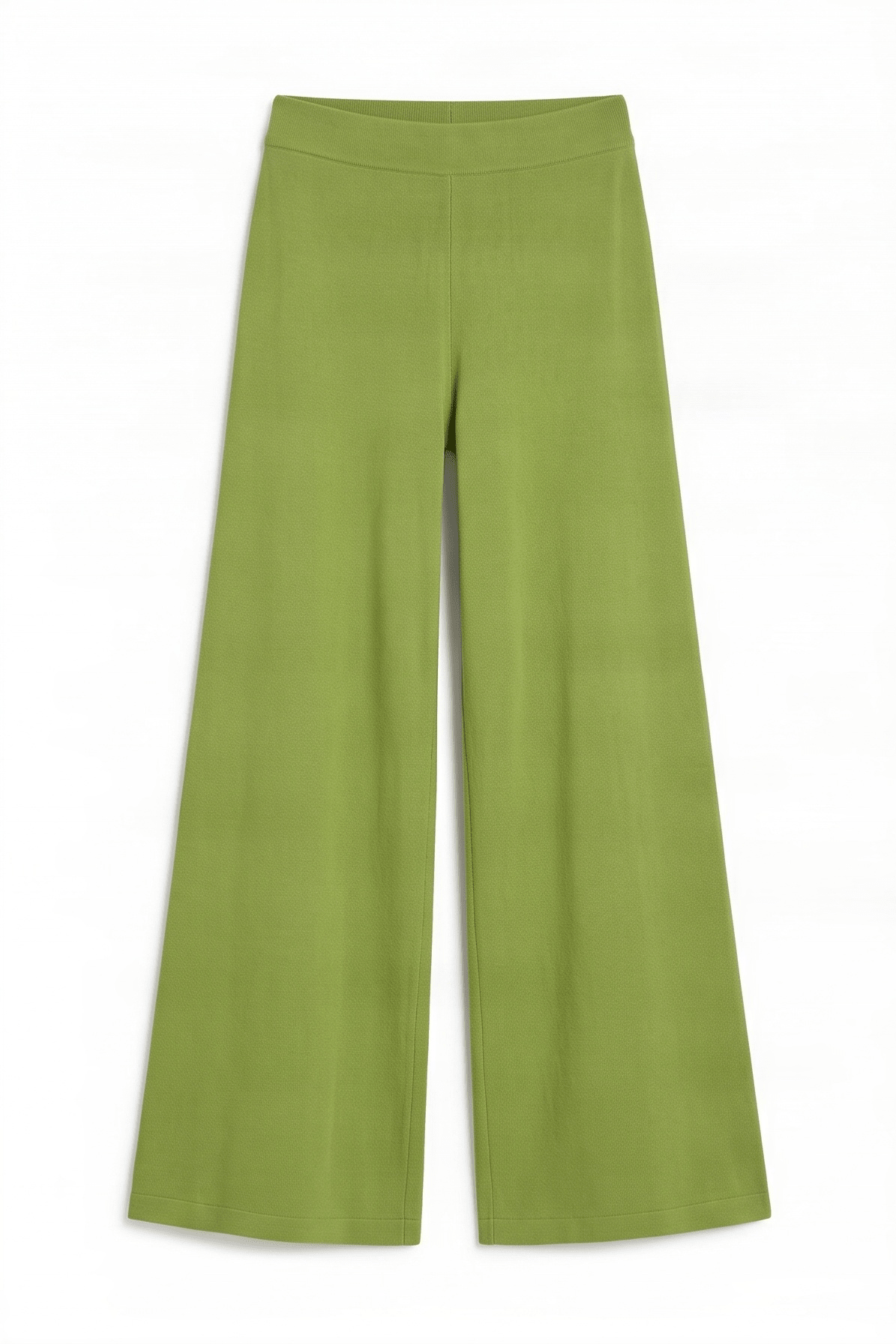 Pantalon de punto verde ancho con strass Lolitas&L - lolitasyl.com