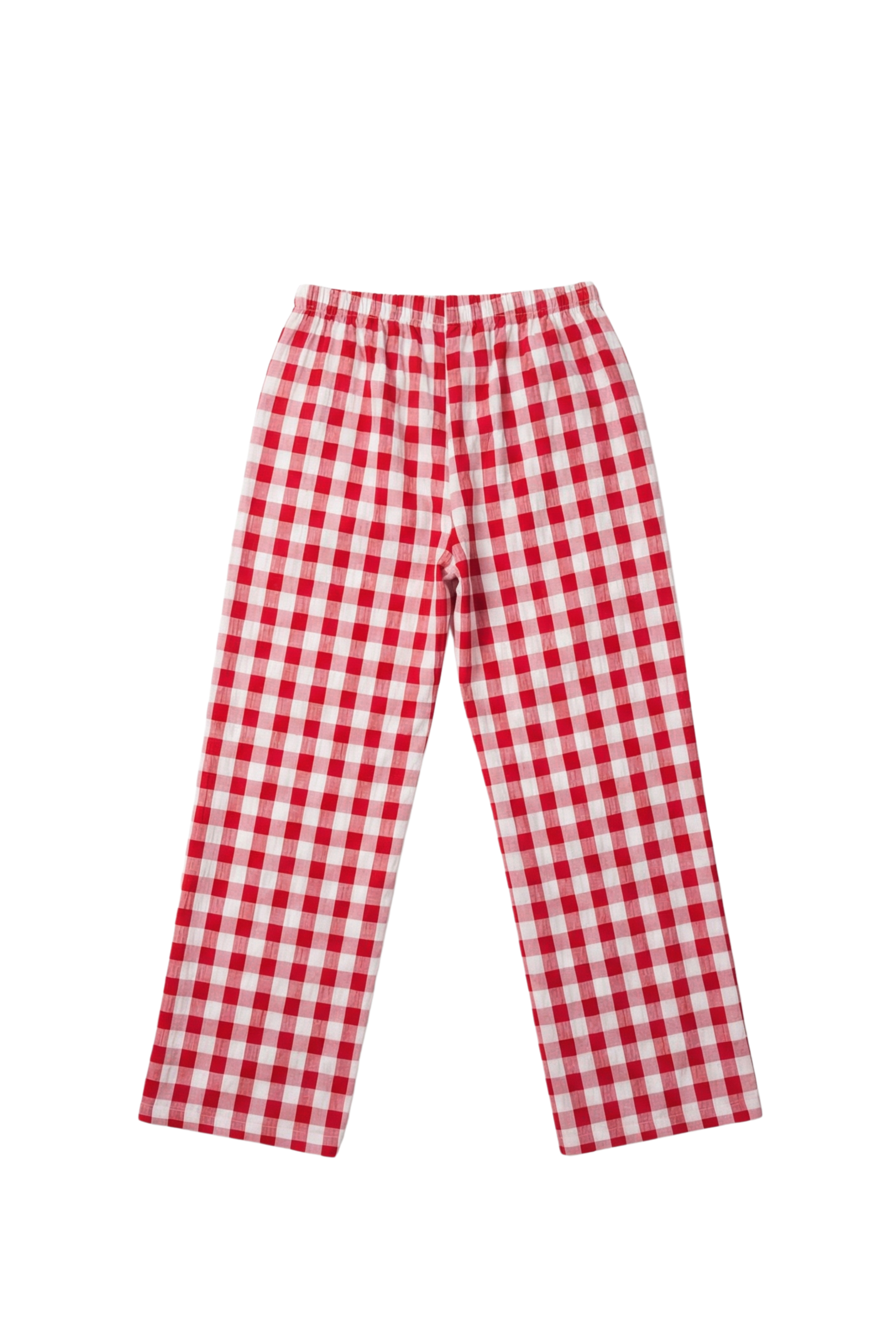 Pantalon estampado cuadros rojo con cinta Lolitas&L