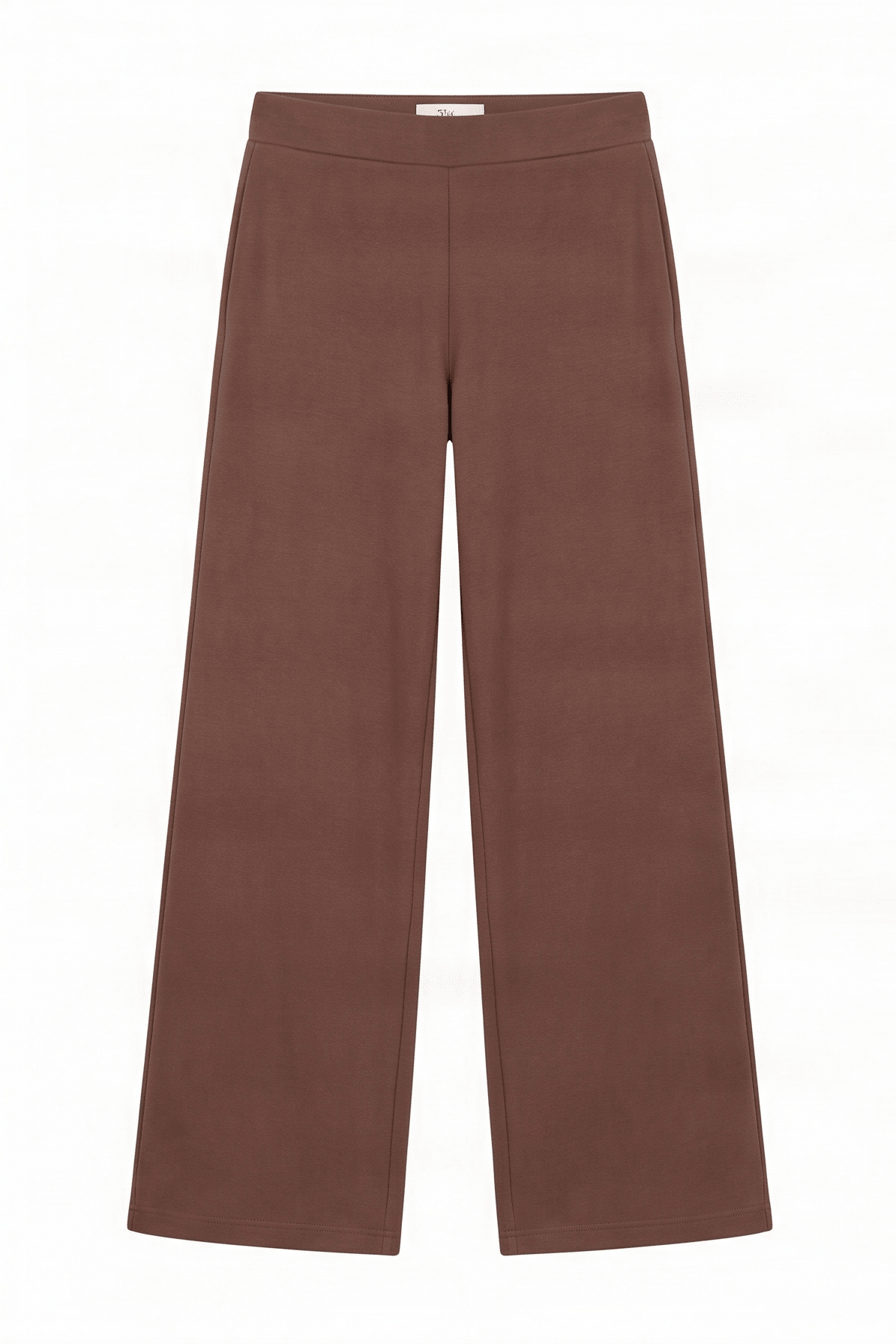 Pantalon marron ancho goma en la cintura Lolitas&L - lolitasyl.com