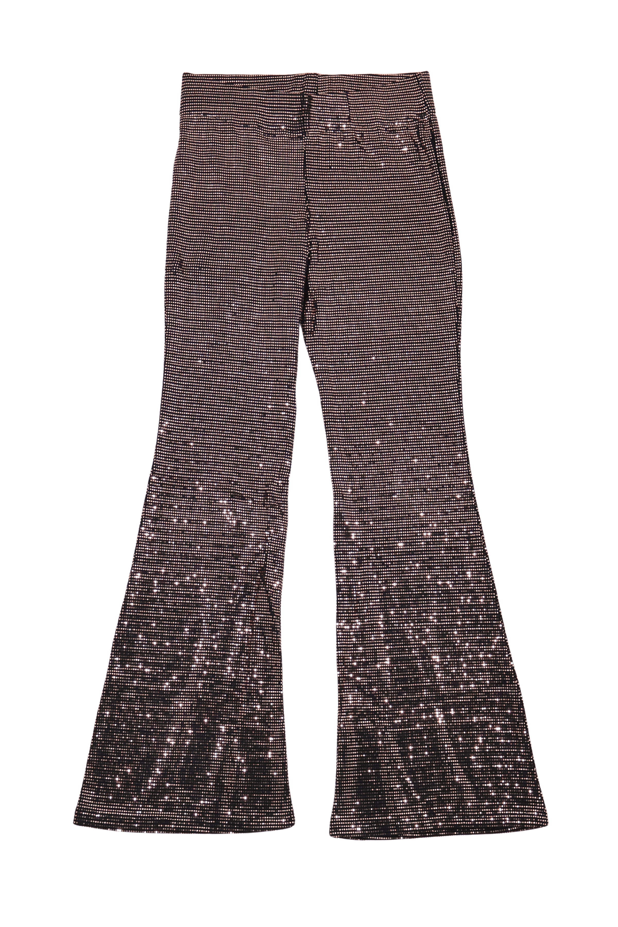 Pantalón marrón estampado brillo ajustado LolitasyL - lolitasyl.com