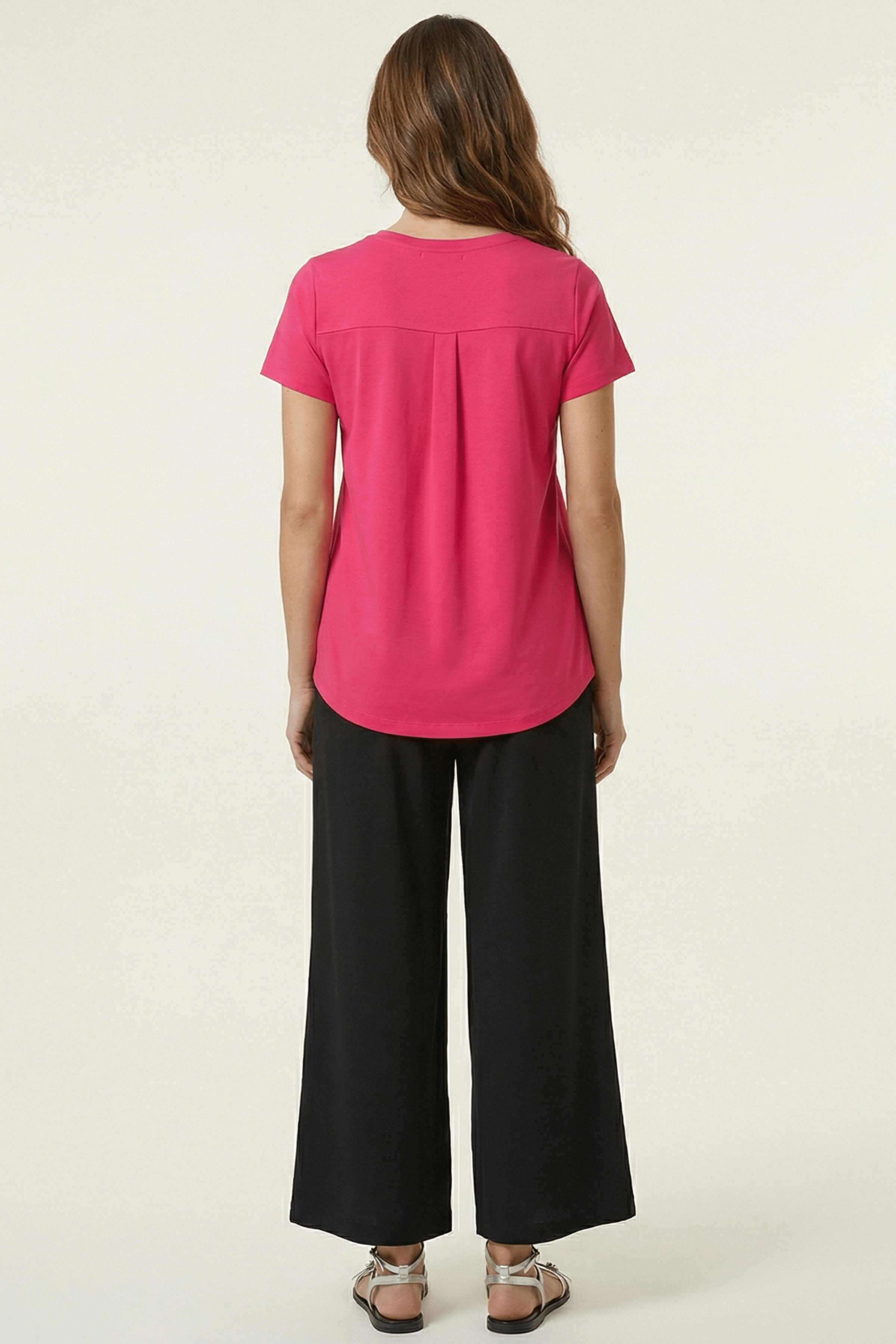 Pantalón negro amplio con cinturon lourex Lolitas&L - lolitasyl.com