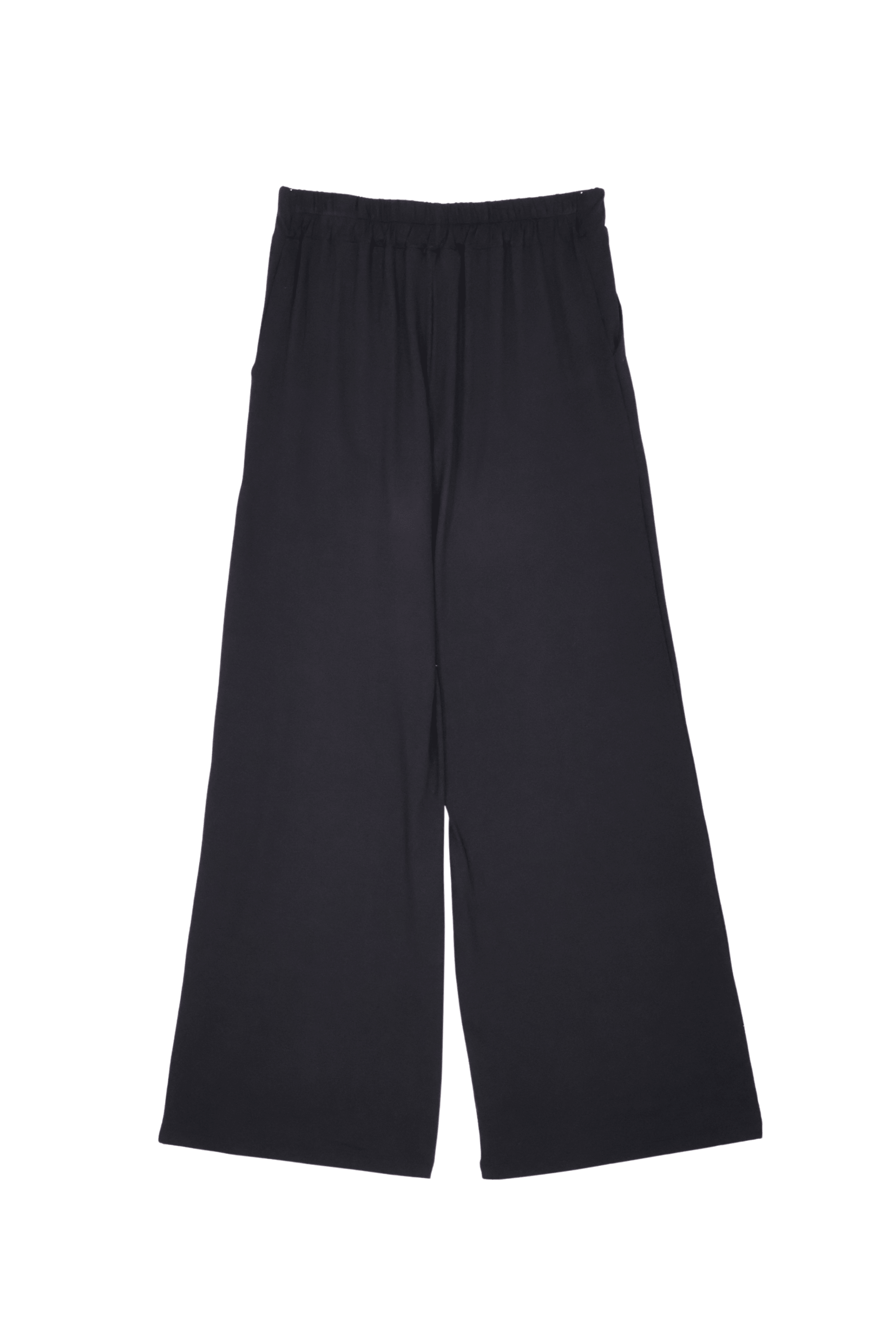 Pantalon negro ancho con goma en la cintura Lolitas&L - lolitasyl.com
