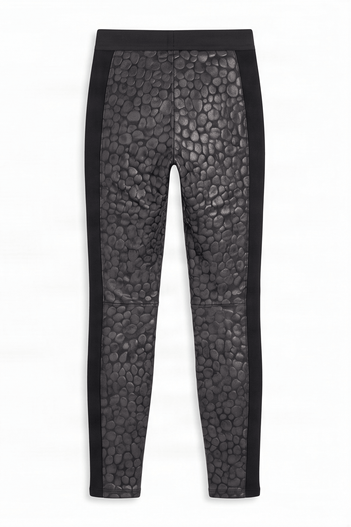 Pantalon negro polipiel animal print ajustado Lolitas&L - lolitasyl.com