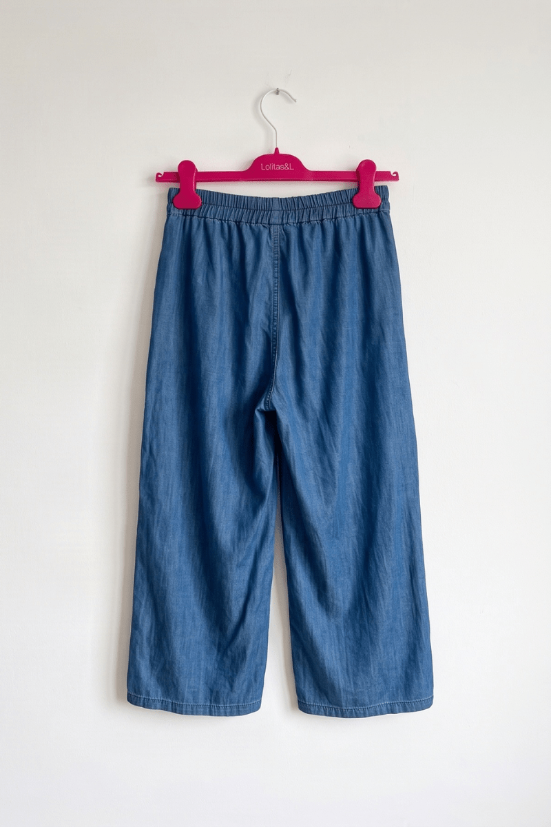 Pantalón Vaquero Ancho de Tencel Preloved - lolitasyl.com