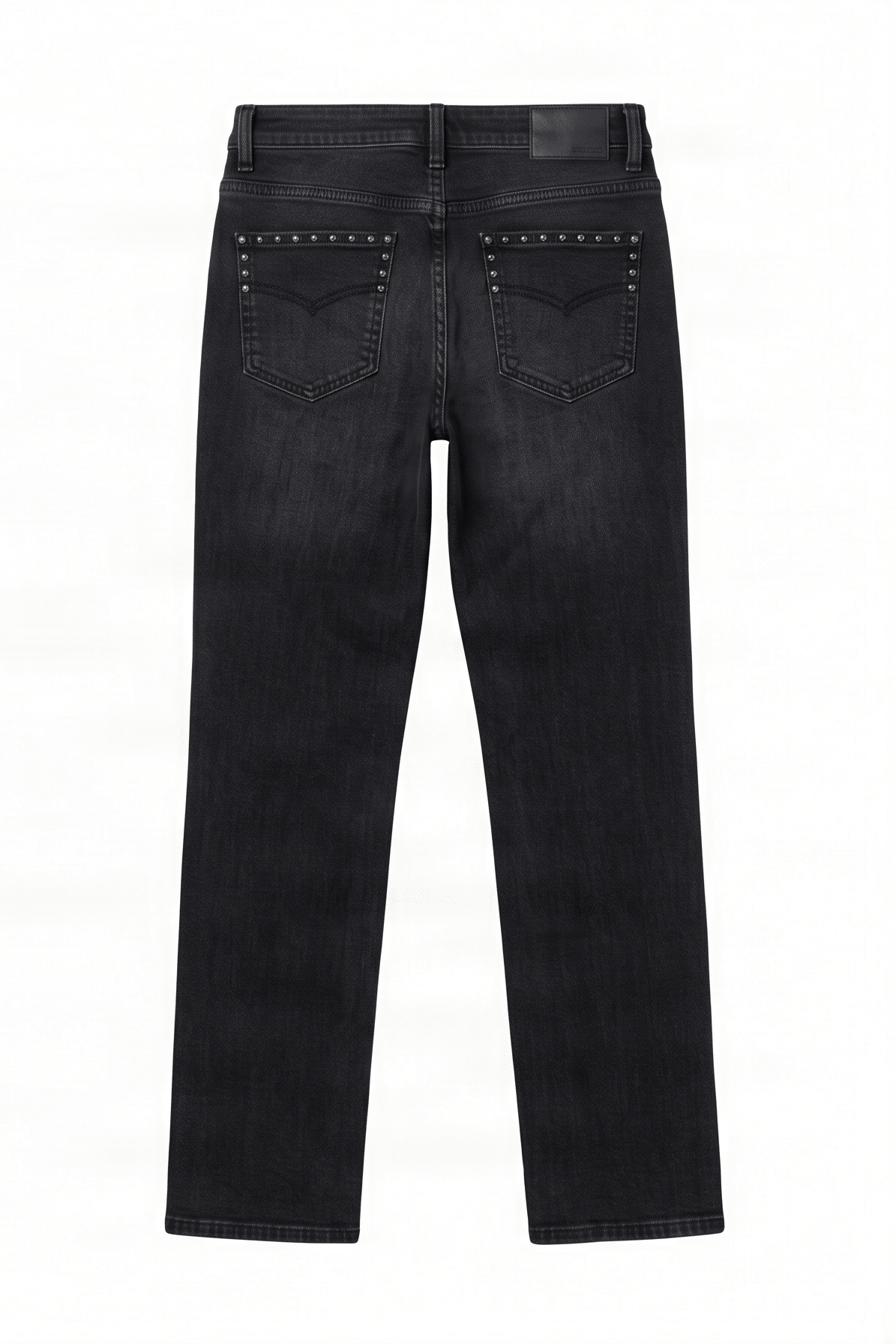 Pantalon vaquero negro pitillo con strass Lolitas&L - lolitasyl.com
