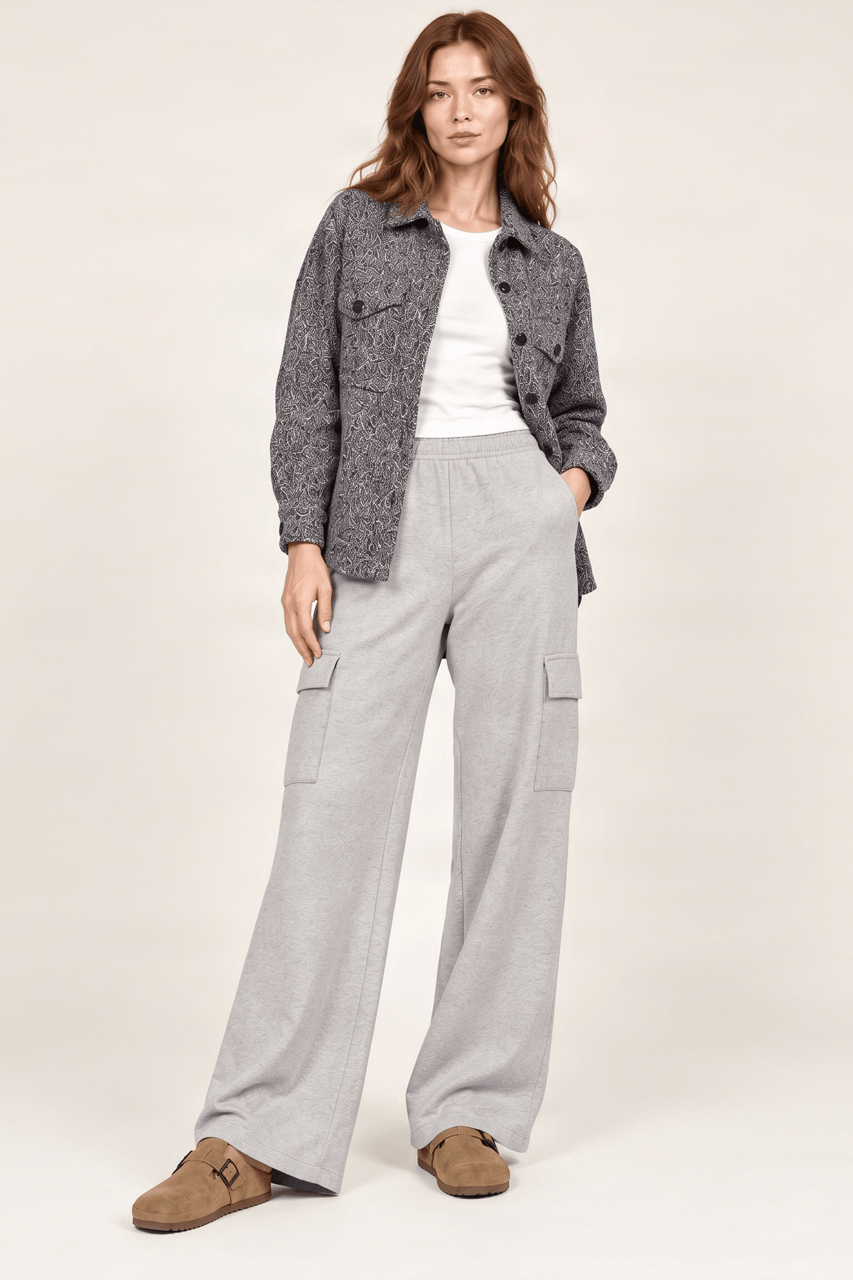 Sobrecamisa Gris Vigoré en Algodón – Lolitas&L - lolitasyl.com