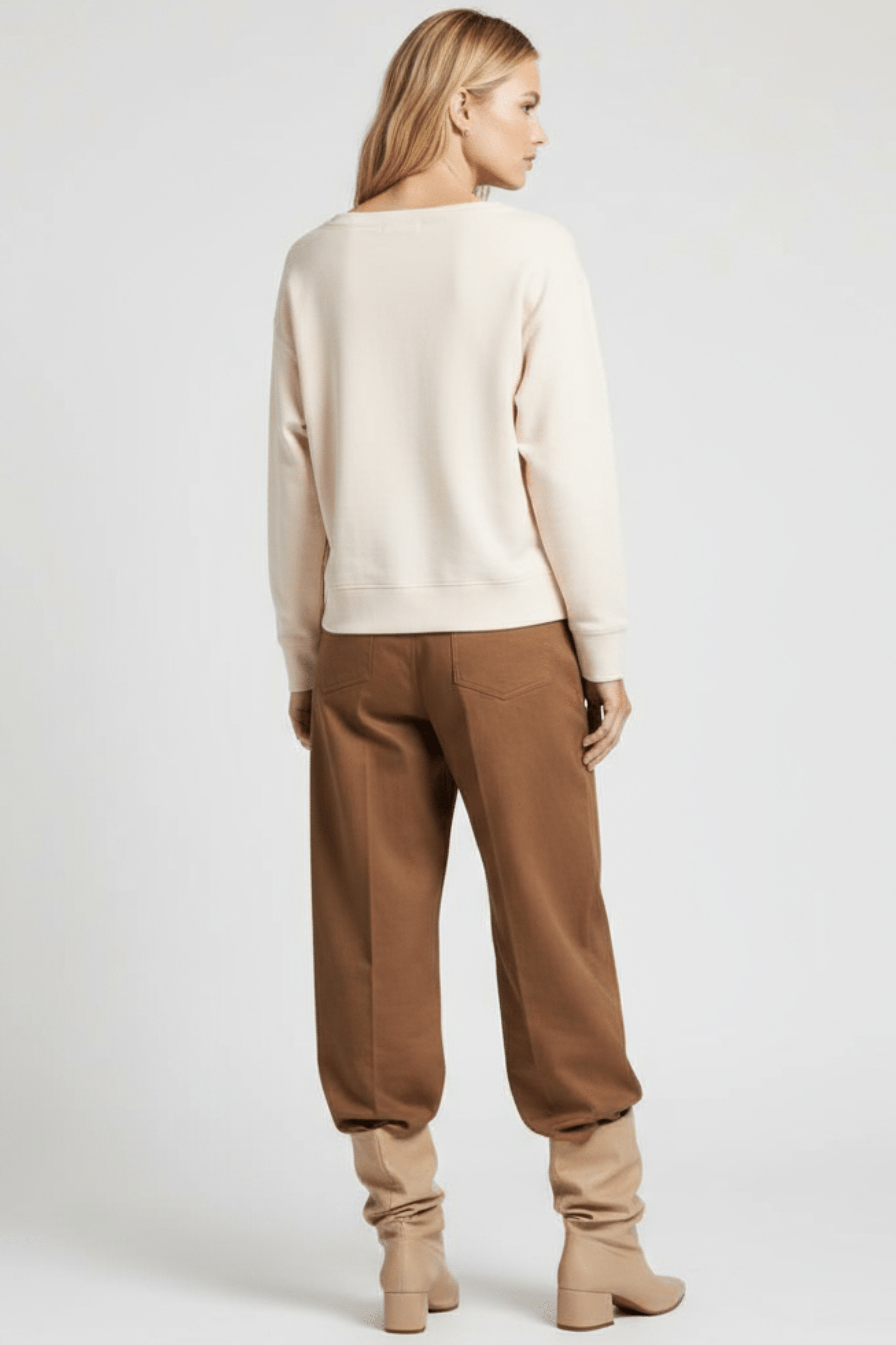 Sudadera crema bordado botas de nieve Lolitas&L - lolitasyl.com