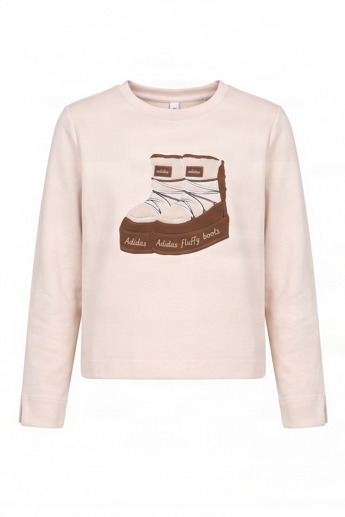 Sudadera crema bordado botas de nieve Lolitas&L