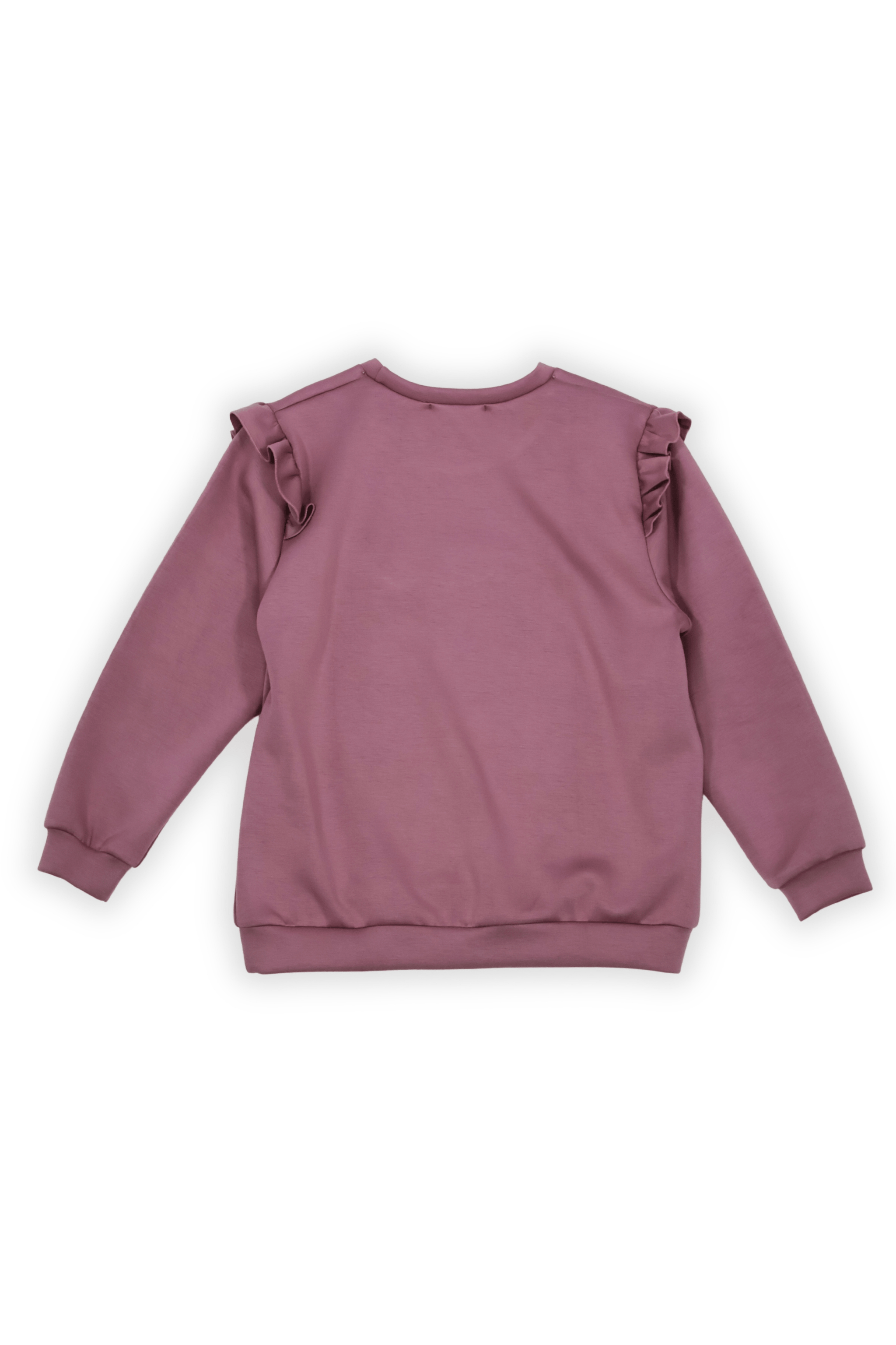 Sudadera rosa perrito bordado con volantes Lolitas&L - lolitasyl.com