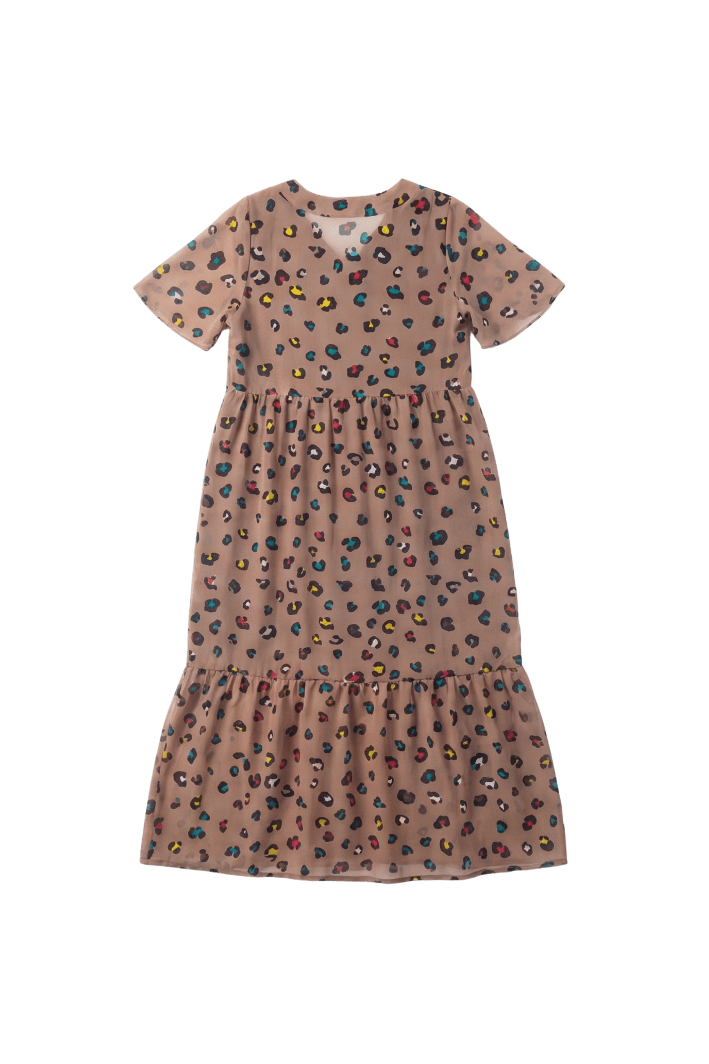 Vestido animal print largo anudado en el escote Lolitas&L - lolitasyl.com