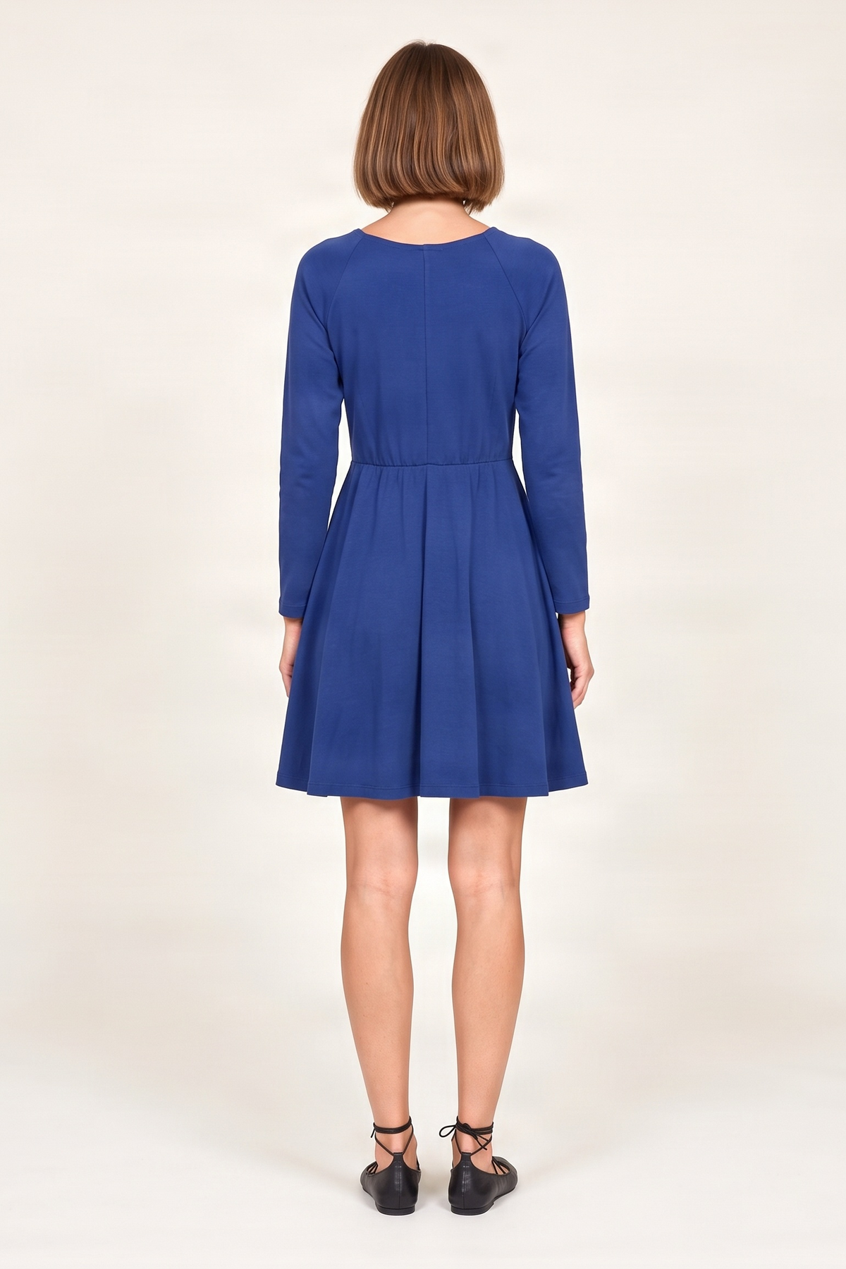 Vestido azul de punto con collar Lolitas&L