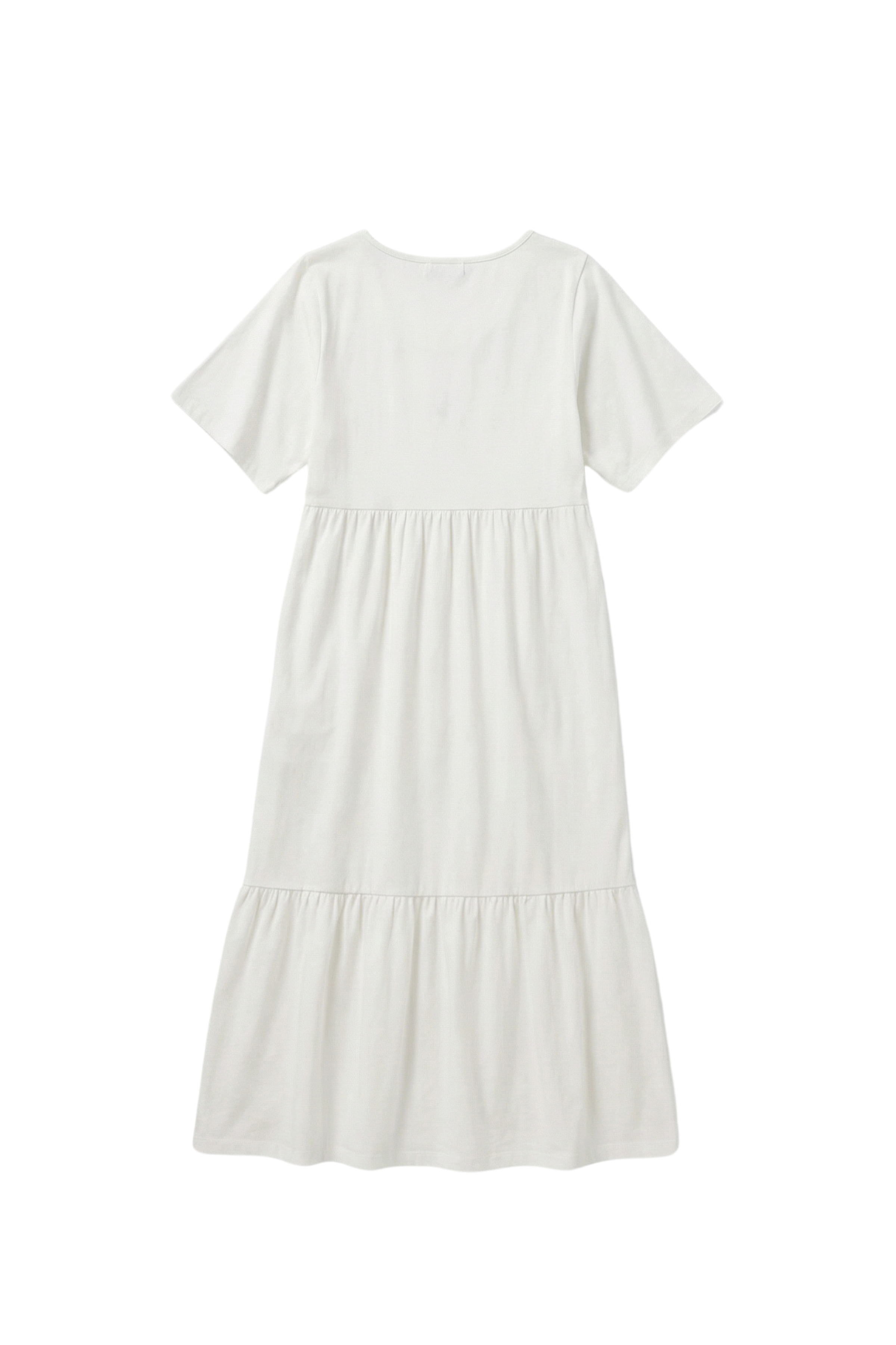 Vestido blanco largo con bordado cruz Lolitas&L