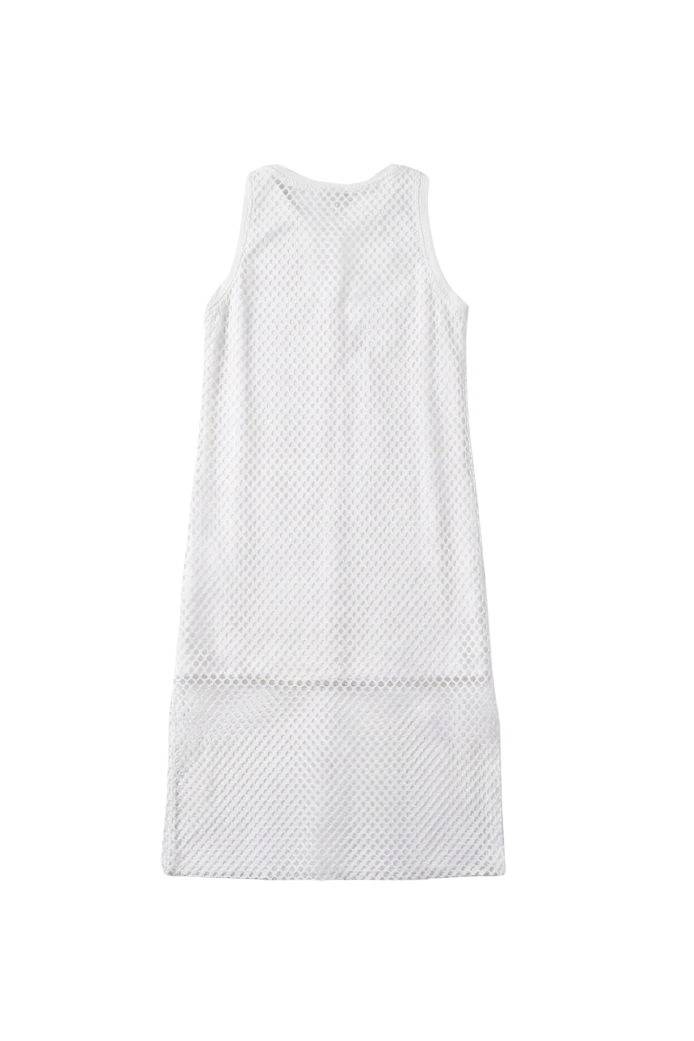 Vestido crema en red de tirantes Lolitas&L