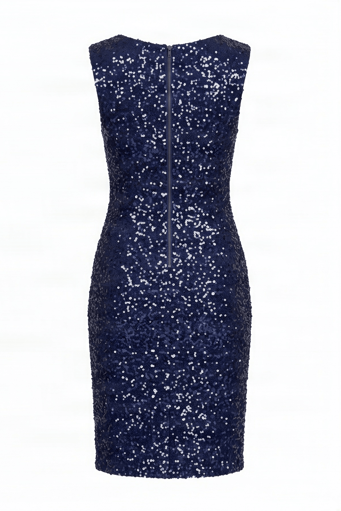 Vestido lentejuelas azul a la rodilla sin mangas Lolitas&L - lolitasyl.com