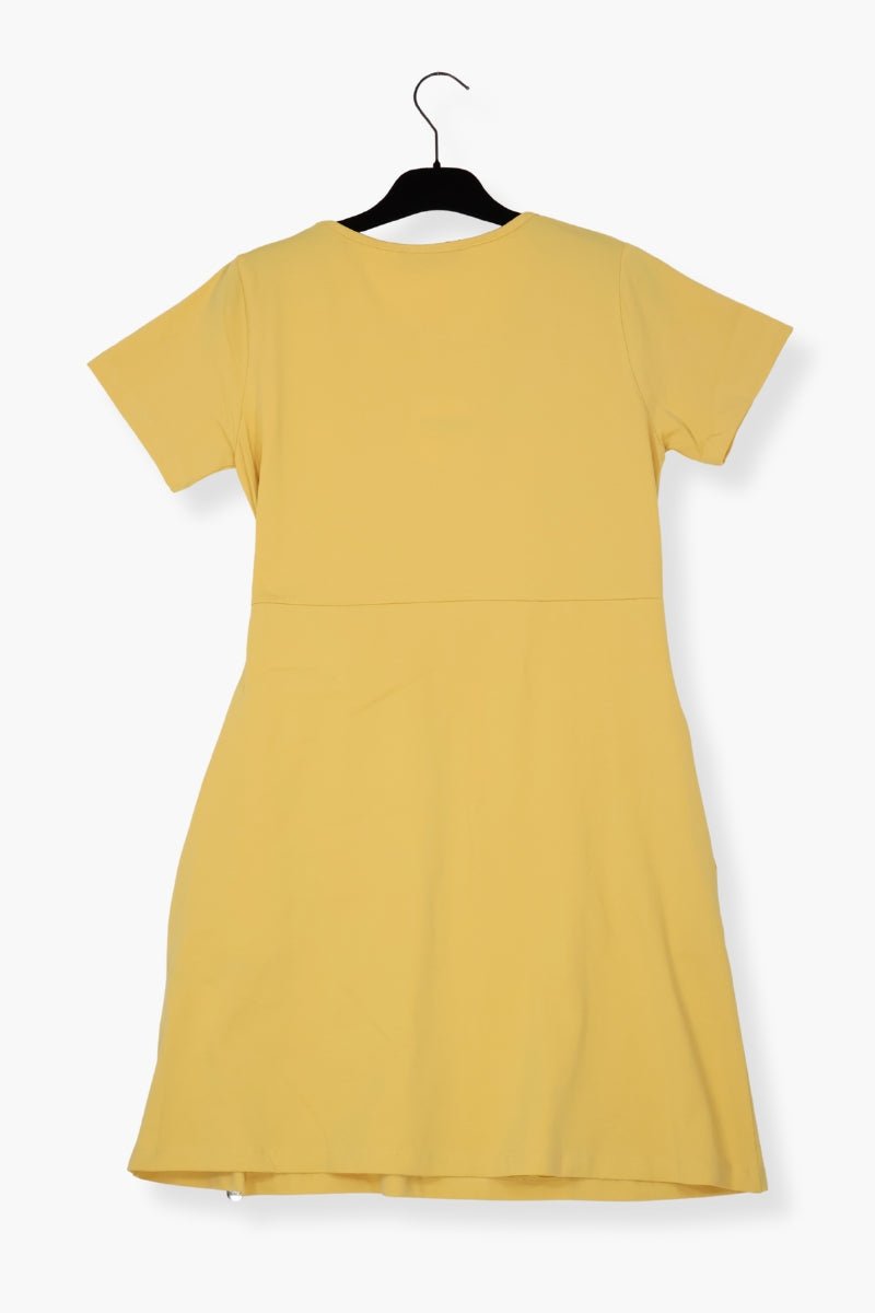 Vestido Preloved amarillo corto anudado LolitasyL - lolitasyl.com