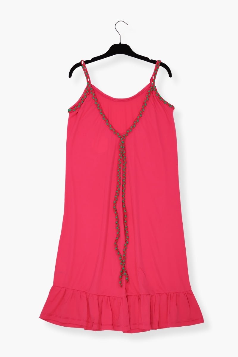 Vestido Preloved fucsia largo de tirantes LolitasyL - lolitasyl.com