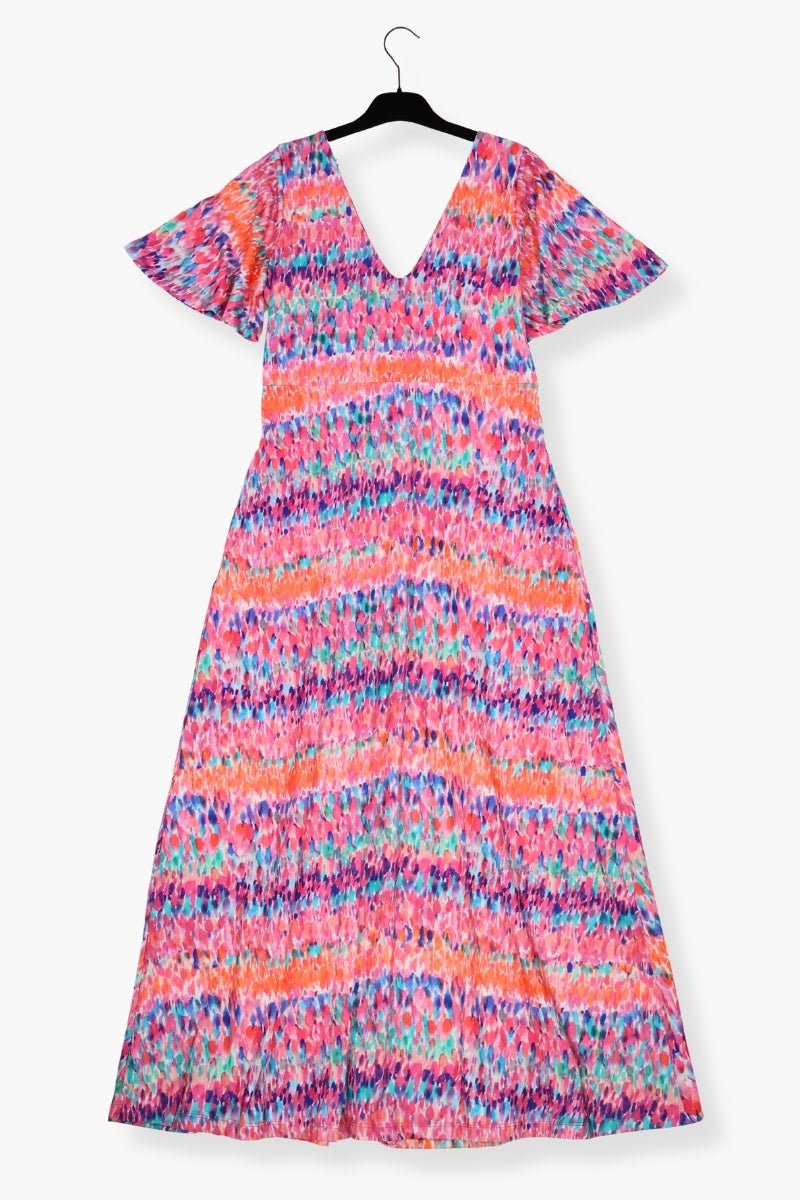 Vestido Preloved largo estampado Mandala anudado LolitasyL - lolitasyl.com