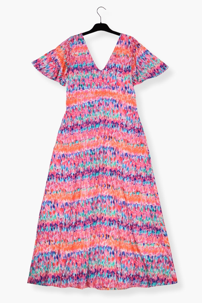 Vestido Preloved largo estampado Mandala anudado LolitasyL