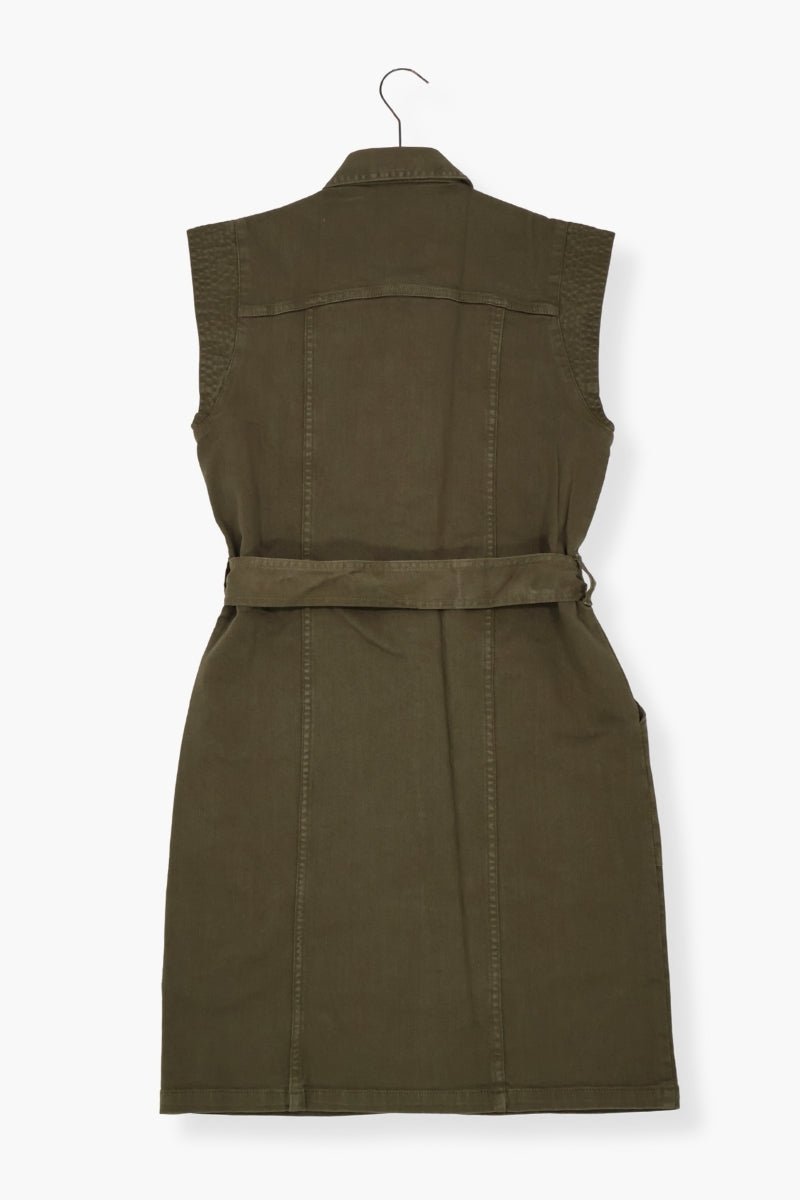 Vestido Preloved verde militar sin mangas LolitasyL - lolitasyl.com