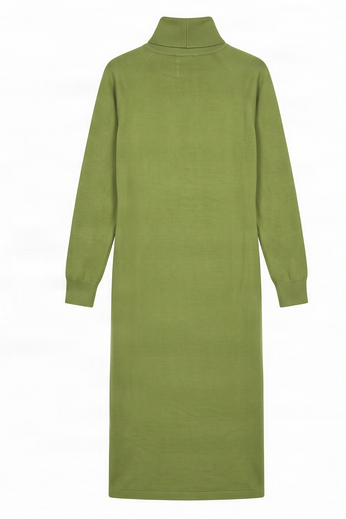 Vestido de punto verde con strass cuello alto Lolitas&L