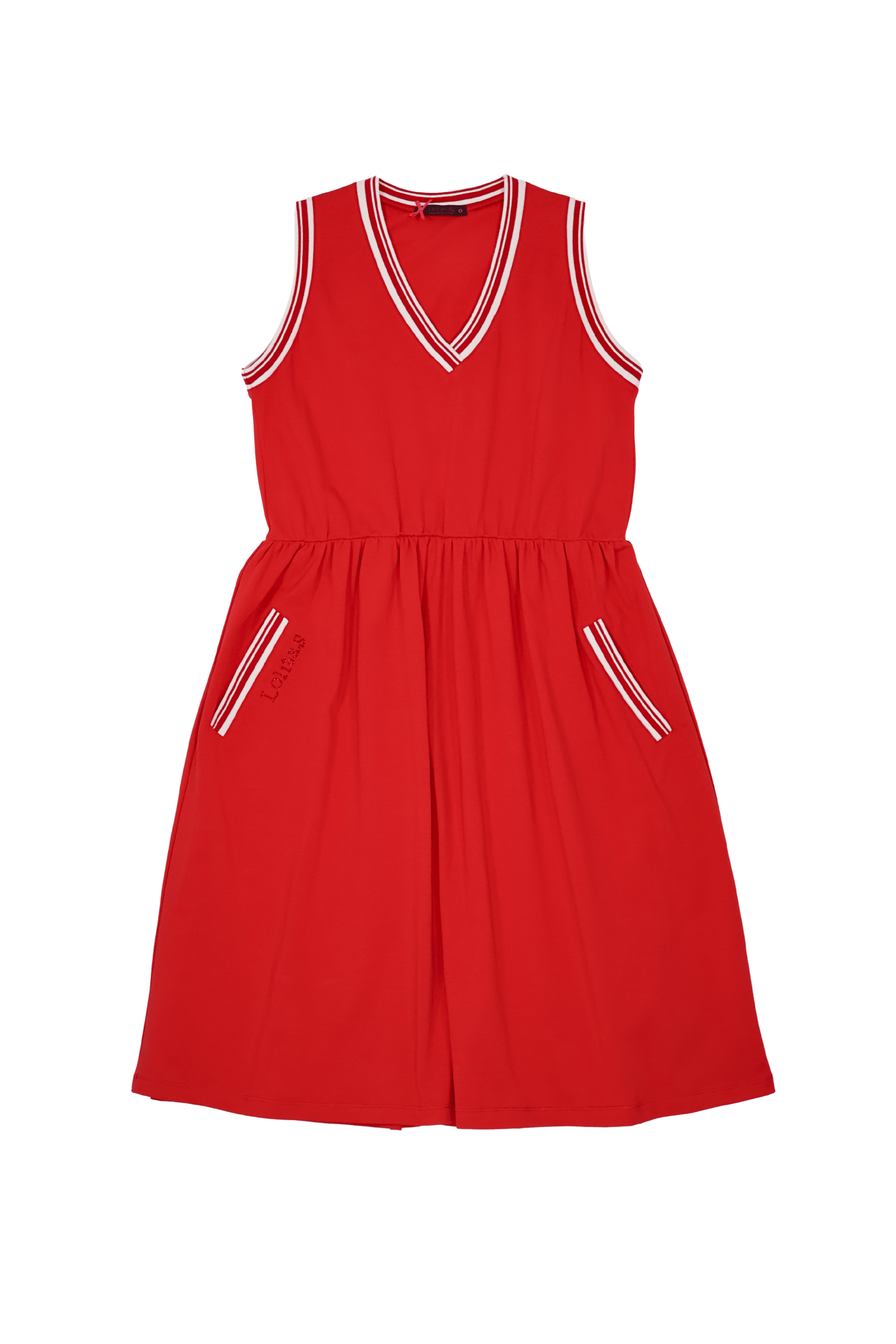 Vestido rojo elastico deportivo sin mangas Lolitas&L - lolitasyl.com