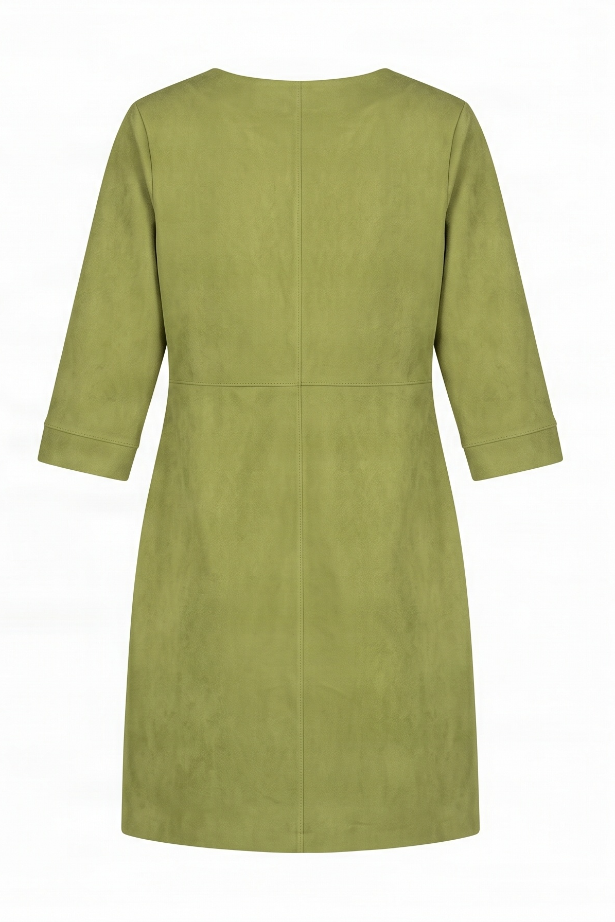Vestido verde antelina escote en uve Lolitas&L