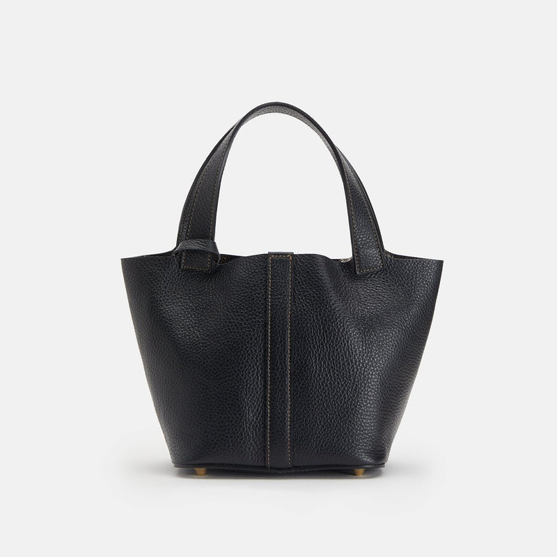Bolso negro formato MINI SHOPPER Lolitas&L - lolitasyl.com