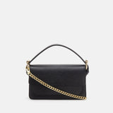 Bolso de mano Trunk mini negro en piel - lolitasyl.com