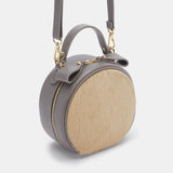 Bolso gris mini redondo bandolera Lolitas&L - lolitasyl.com