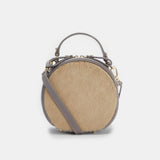 Bolso gris mini redondo bandolera Lolitas&L - lolitasyl.com