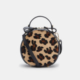 Bolso negro mini redondo bandolera Animal Print Lolitas&L - lolitasyl.com