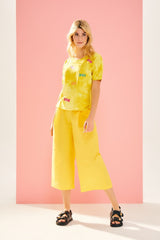 Camiseta amarillo flúor Tie Dye estampado lazos Lolitas - lolitasyl.com