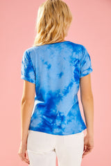 Camiseta azul sky Tie Dye estampado leon Lolitas - lolitasyl.com