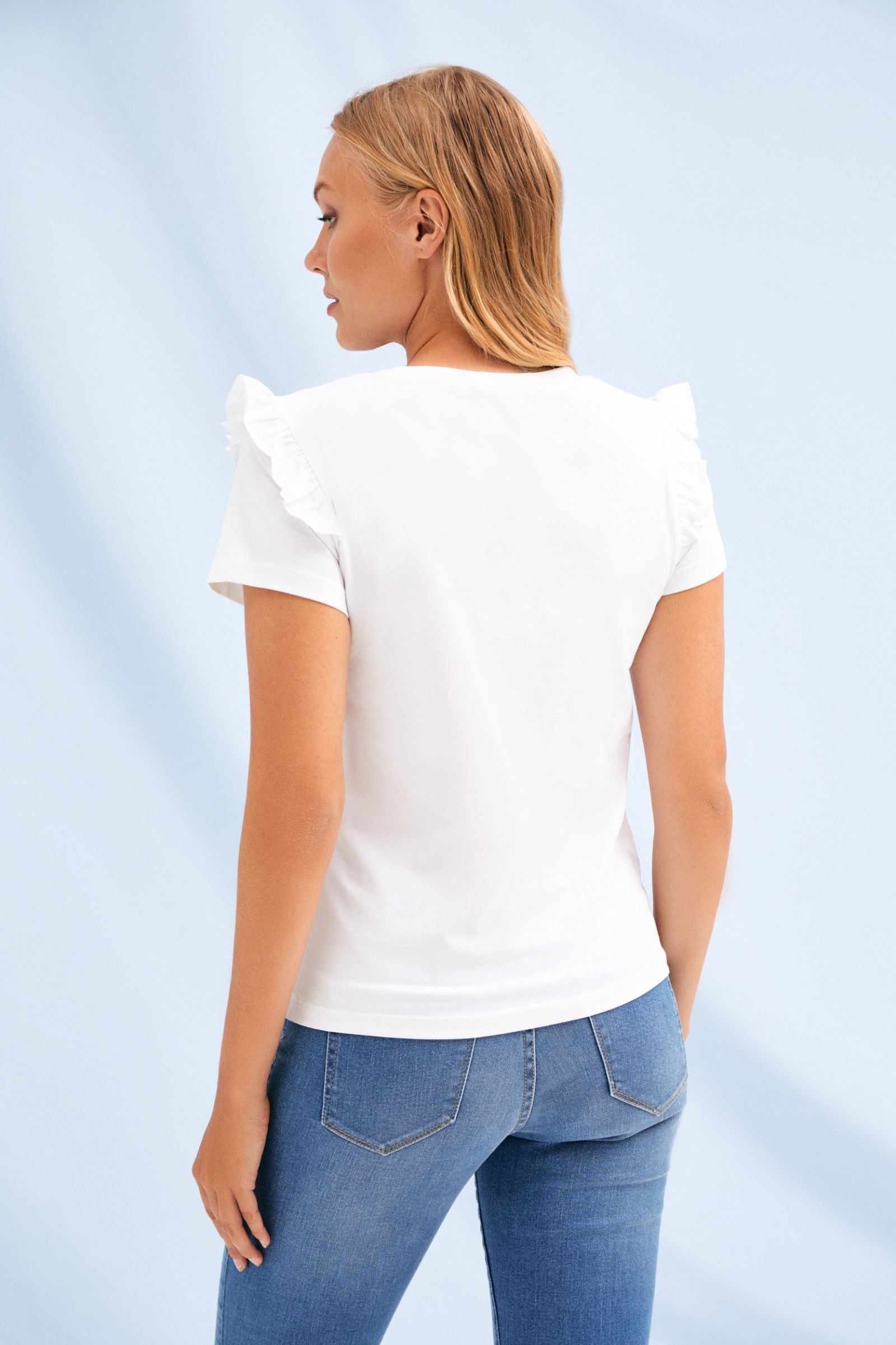 Camiseta blanca manga corta motivo alpargatas Lolitas&L - lolitasyl.com