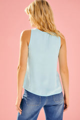 Camiseta tirantes azul celeste verano estampado helado Lolitas - lolitasyl.com