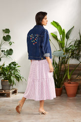 Cazadora vaquera azul jeans clasica - lolitasyl.com