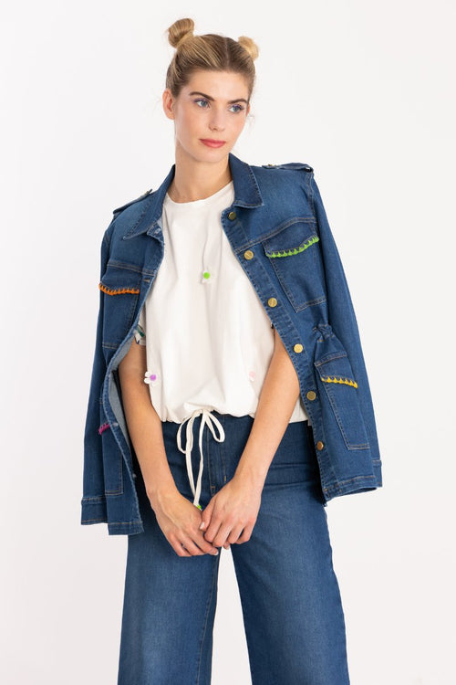 Chaqueta Vaquera Mujer Chaquetas De Mezclilla Negras Para Mujer