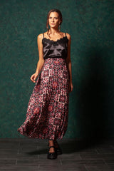 Falda plisada larga estampado Carpet LolitasyL - lolitasyl.com