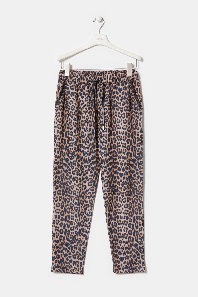 Pantalon estampado animal print goma en la cintura LolitasyL - lolitasyl.com
