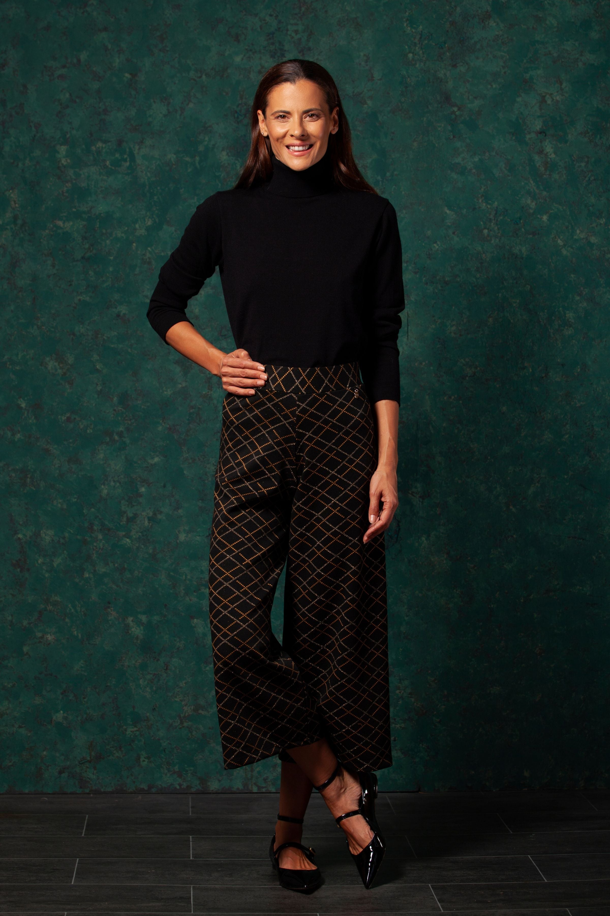 Pantalon estampado geometrico Sun ancho LolitasyL - lolitasyl.com