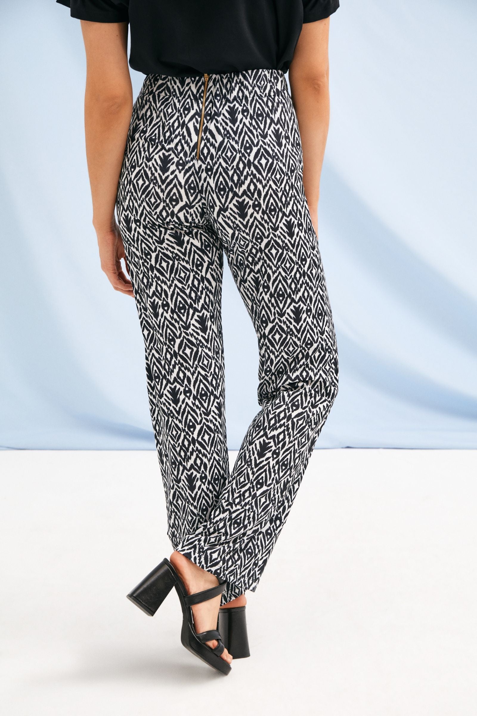 Pantalon estampado Tribal con cremallera en la espalda Lolitas&L - lolitasyl.com