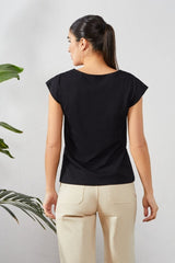 Pantalon vaquero crema bolsillos pata elefante - lolitasyl.com